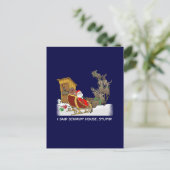 Schmidt House Funny Christmas Postcard Feiertagspostkarte (Stehend Vorderseite)