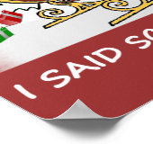 Schmidt House Funny Christmas Poster (Ecke)