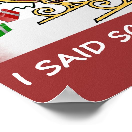 Schmidt House Funny Christmas Poster (Ecke)