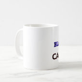 Schmied angetrieben durch Koffein Kaffeetasse (Vorderseite Links)