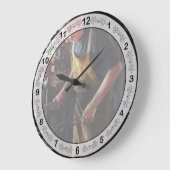 Schmied - Beginnend mit einem Knall Große Wanduhr (Winkel)
