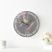 Schmied - Beginnend mit einem Knall Große Wanduhr (Zuhause)