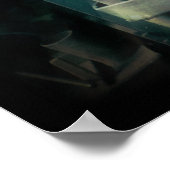 Schmied bei der Arbeit Poster (Ecke)