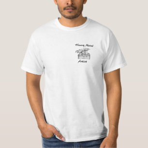 Schmied, Hufschmied, Schwermetallkünstler - Front T-Shirt