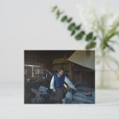 Schmied in Fort Osage Fort, Missouri Postkarte (Stehend Vorderseite)