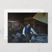 Schmied in Fort Osage Fort, Missouri Postkarte (Vorne/Hinten)