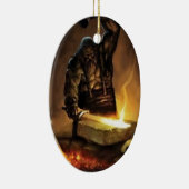 Schmied Keramik Ornament (Rechts)