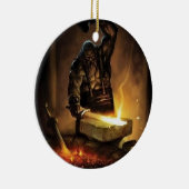 Schmied Keramikornament (Rechts)