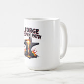 Schmied Motivations-Kaffeetasse Kaffeetasse (VorderseiteRechts)
