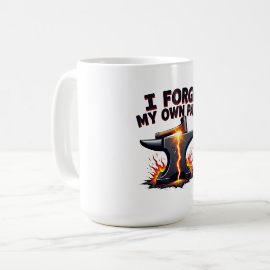 Schmied Motivations-Kaffeetasse Kaffeetasse (Vorderseite Links)