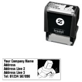 Schmied oder Metalworker Permastempel (Beispiel)