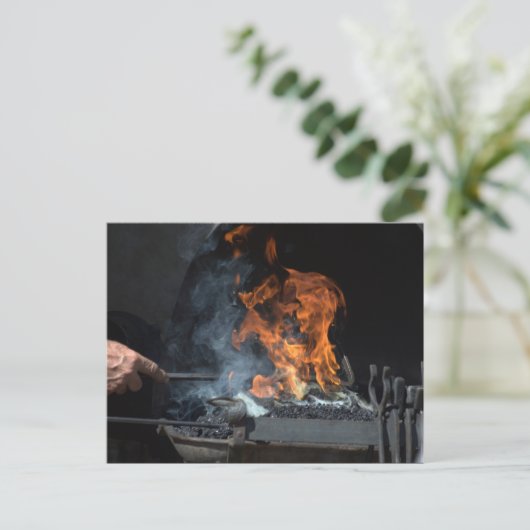 Schmied Postkarte (Stehend Vorderseite)