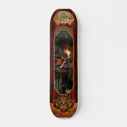 Schmied - Schmiede wie heiß Skateboard (Vorne)