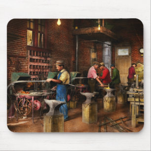 Schmied - Schmiedeschule 1899 Mousepad