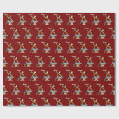Schmied Stickman Geschenkpapier (Flach)