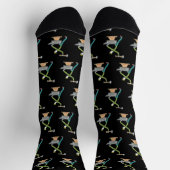Schmied Stickman Socken (Oben)