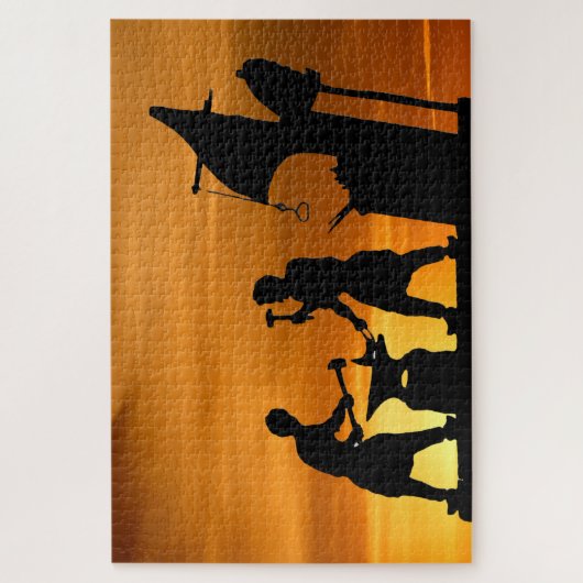 Schmied Sunset. Puzzle (Vertikal)