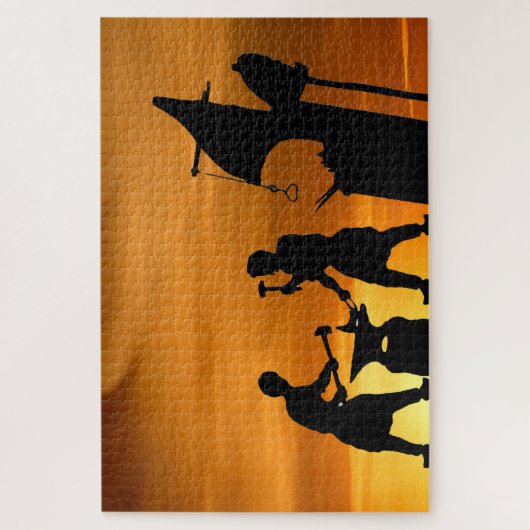 Schmied Sunset. Puzzle (Vertikal)