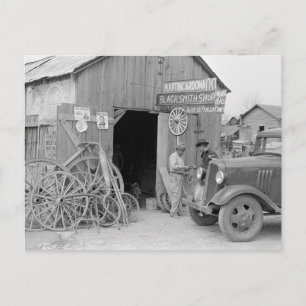 Schmiede, 1939 postkarte