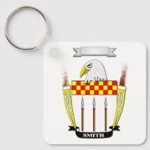 SCHMIEDE-FAMILIENWAPPEN UND -SCHILD KEYCHAIN