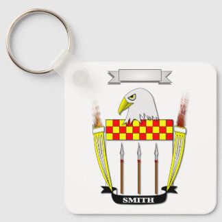 SCHMIEDE-FAMILIENWAPPEN UND -SCHILD KEYCHAIN SCHLÜSSELANHÄNGER