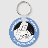 Schmiede, Schweißer und Stahlfabriken Schlüsselanhänger (Vorderseite)