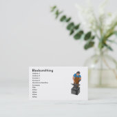 Schmiede Visitenkarte (Stehend Vorderseite)