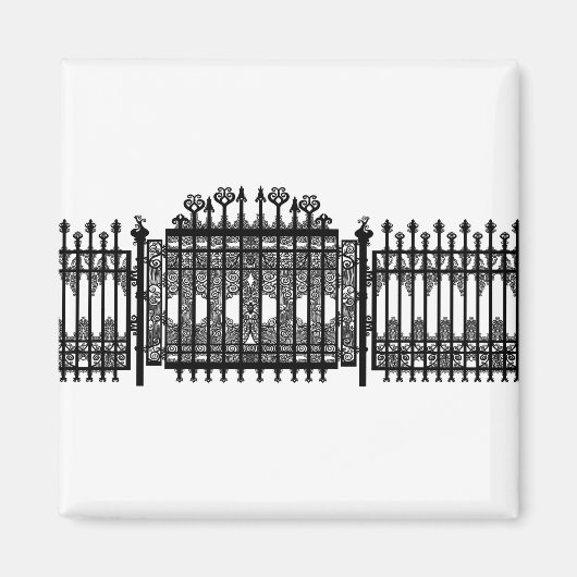 Schmiedeeisen Magnet (Vorne)