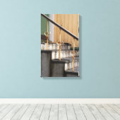 Schmiedeeiserne Herzen Leinwanddruck (Insitu (Holzboden))