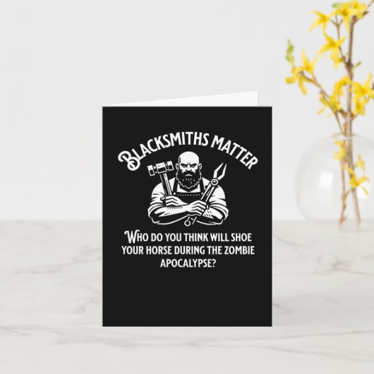 Schmiedeklemme Karte (Gelbe Blume)