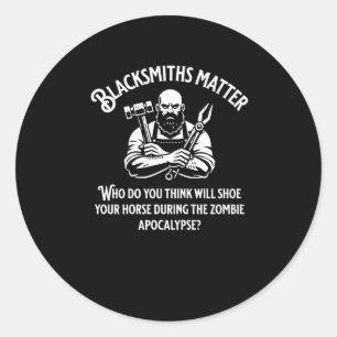 Schmiedeklemme Runder Aufkleber