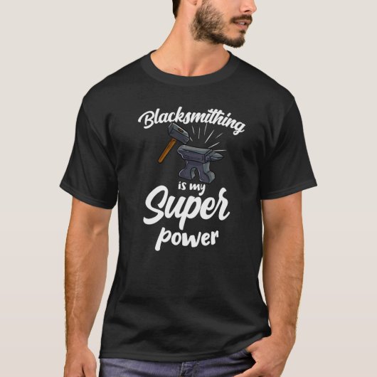 Schmiedekunst Blacksmith Goldsmith-Hammer T-Shirt (Vorderseite)