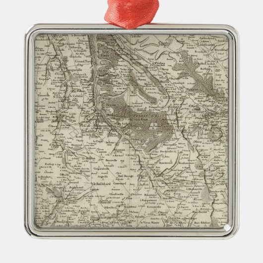 Schmieden, Neufchatel Silbernes Ornament (Vorne)