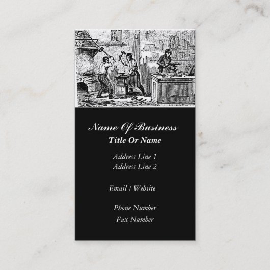 SchmiedeVisitenkarte Visitenkarte (Vorderseite)