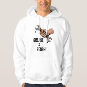 Schmiere & Reue   Blaue-Kragen-Erschöpfung Hoodie