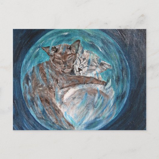 Schmierfette im Cyberspace Postkarte (Vorderseite)