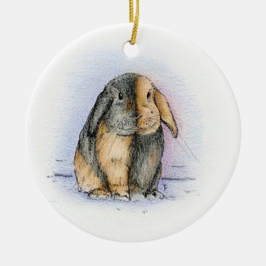 Schmierölniederdruck Keramik Ornament (Vorne)