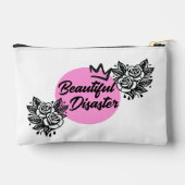 Schminkbeutel für schöne Desaster Zubehörtasche (Rückseite)