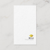 Schminkkünstlersalon Visitenkarte (Rückseite)