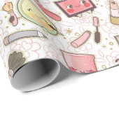 Schminkpapier für Kosmetika Geschenkpapier (Rolleneckpunkt)