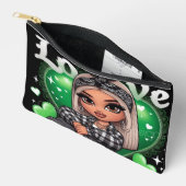 Schminktasche aus Chicana-Liebe Zubehörtasche (Offen)