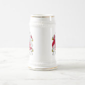 Schmirgel-Familienwappen Bierglas (Mittel)