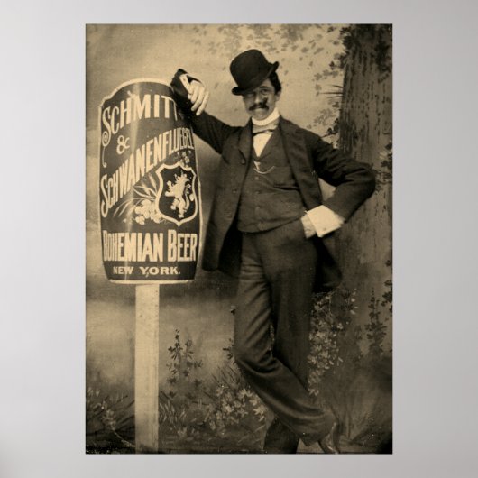 Schmitt & Schwanenfluegel Brauerei Vintag Poster (Vorne)