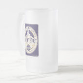 Schmitty Stout Bier-Tasse Mattglas Bierglas (Vorderseite Links)