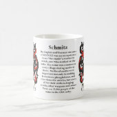 Schmitz Familien-Wappen Tasse (Mittel)