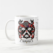 Schmitz Familien-Wappen Tasse (Links)