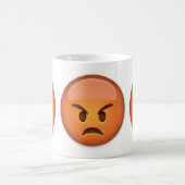 Schmollendes Gesicht Emoji Kaffeetasse (Mittel)