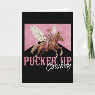 Schmollmund Cupid Cowboy Valentinstag Western Vale Karte
