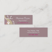 Schmuck-Anzeigen-Visitenkarten Mini Visitenkarte (Vorne/Hinten)