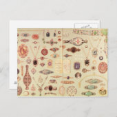 Schmuck aus dem 'Tiffany-Katalog', 1890 Postkarte (Vorne/Hinten)